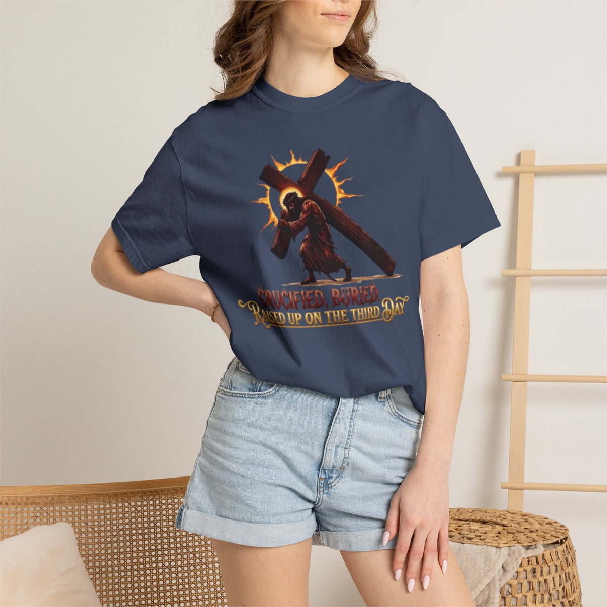 KINGDOM BUILT, CRUCIFIED, BURIED, RAISED UP ON THE THIRD DAY TEE