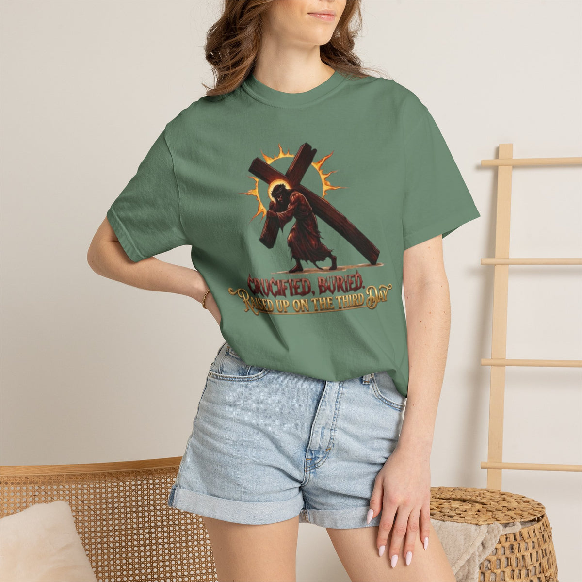 KINGDOM BUILT, CRUCIFIED, BURIED, RAISED UP ON THE THIRD DAY TEE