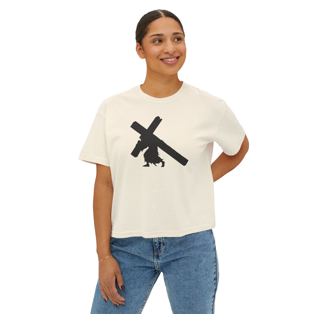 WOMENS KB LOGO BOX TEE