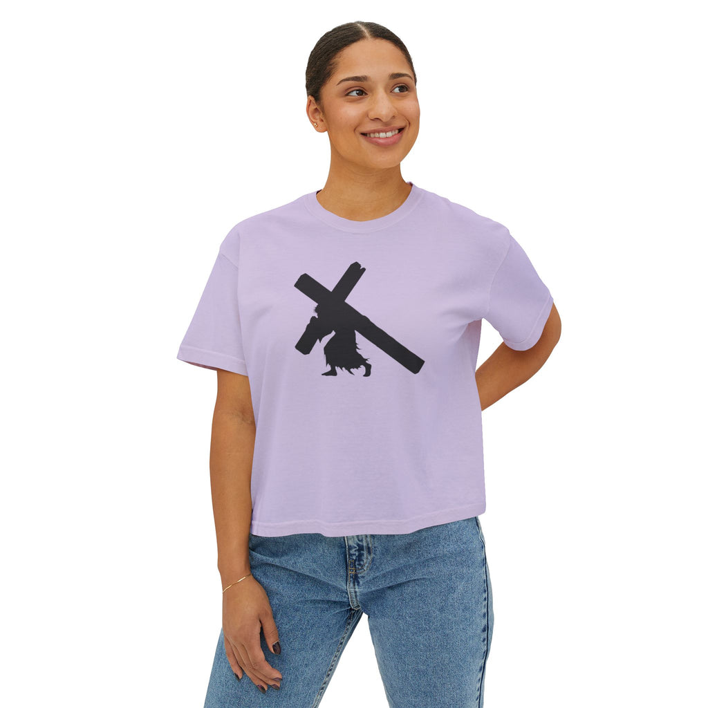 WOMENS KB LOGO BOX TEE