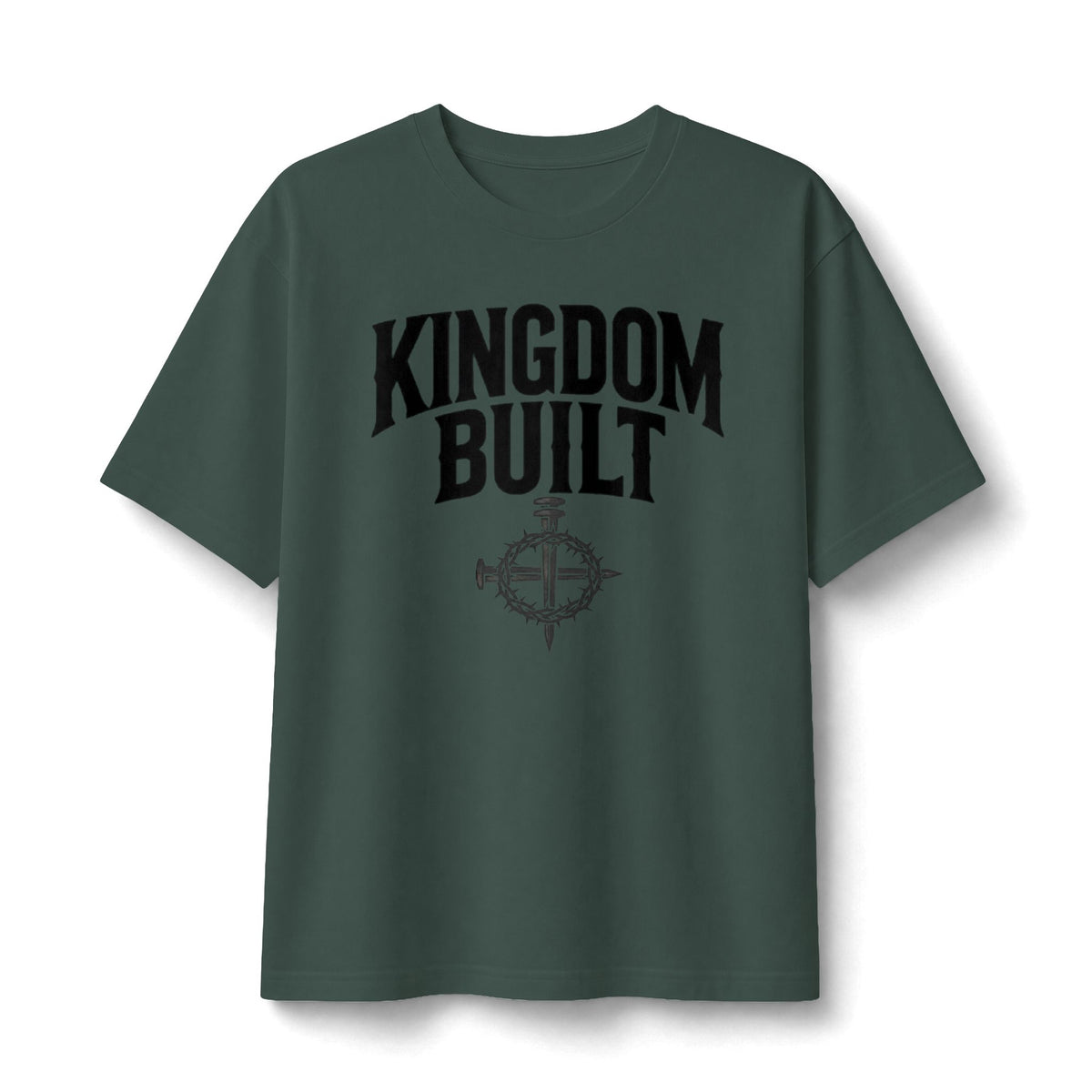 KINGDOM BUILT CRUCIFIED TEE