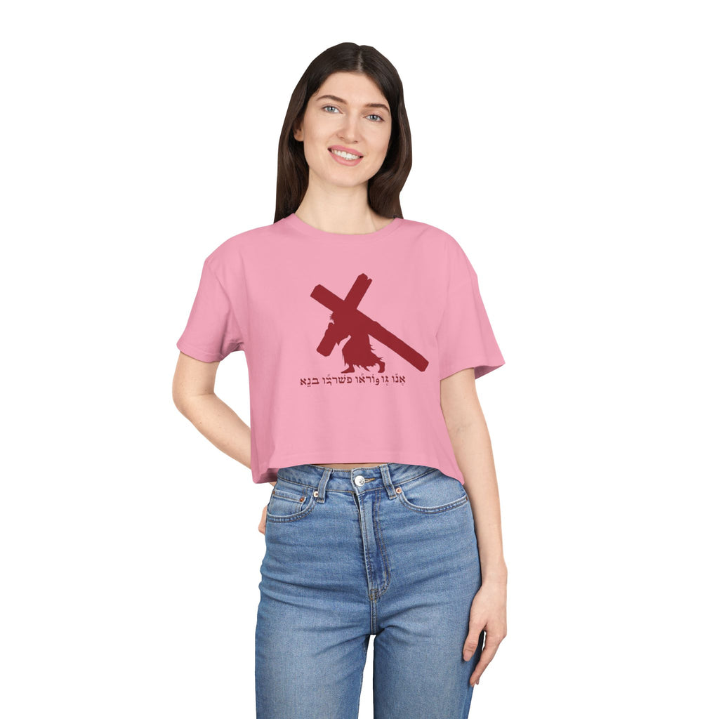 WOMENS KB LOGO CROP TOP TEE