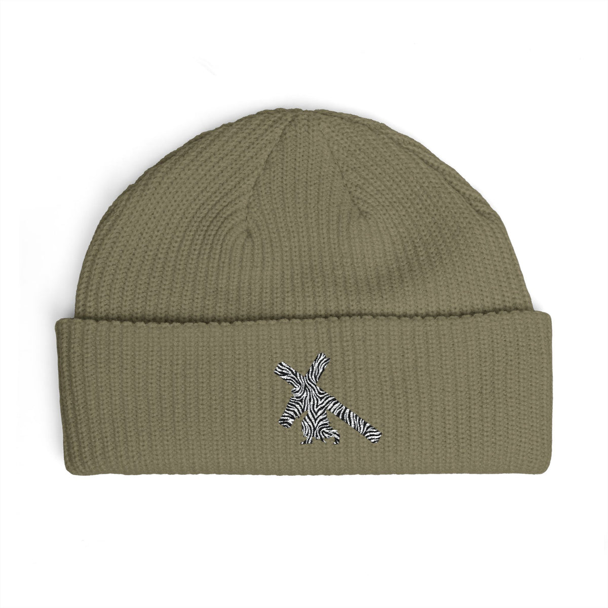 KINGDOM BUILT ZEBRA LOGO BEANIE