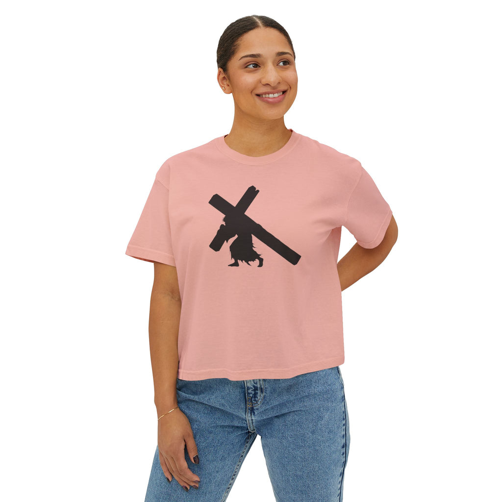 WOMENS KB LOGO BOX TEE