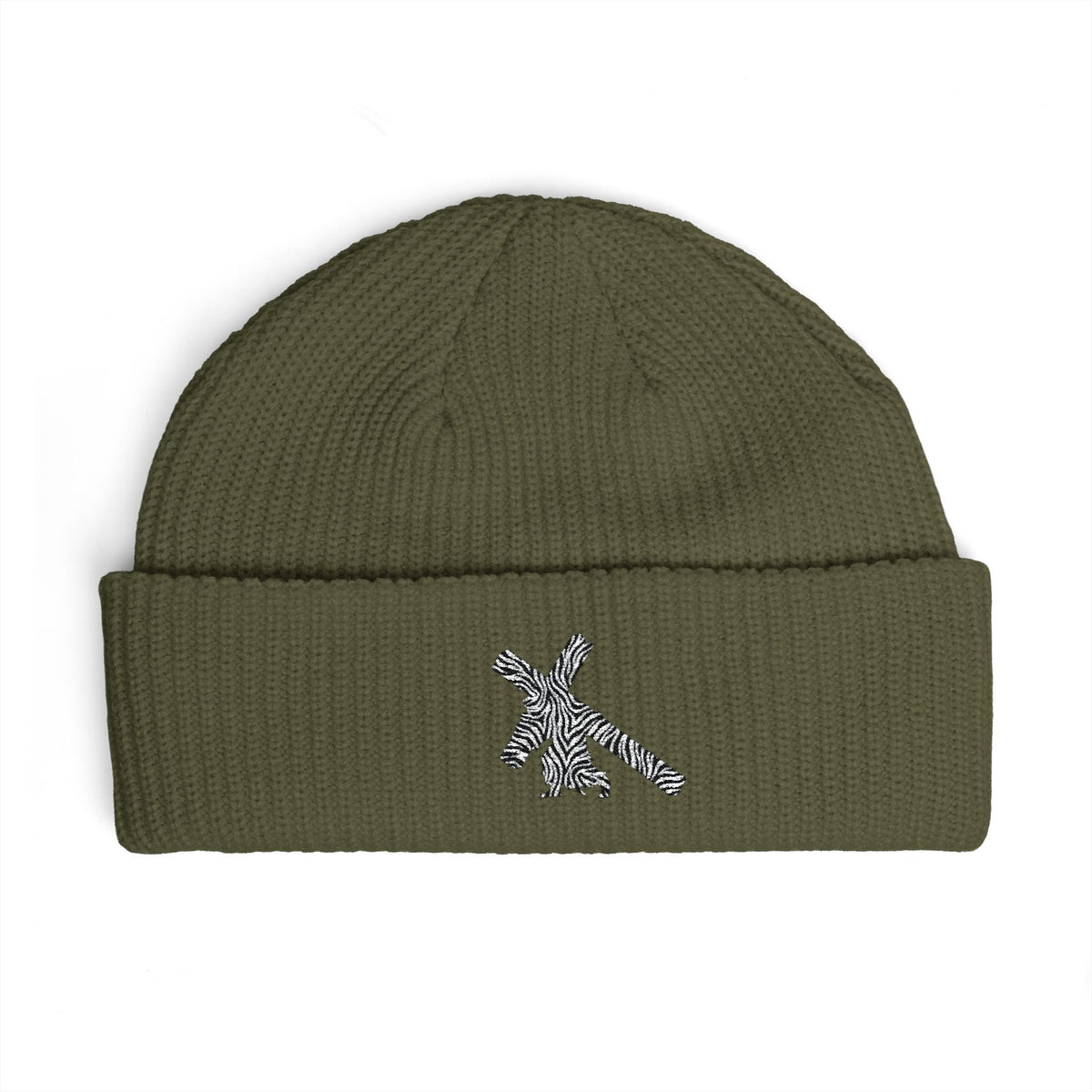 KINGDOM BUILT ZEBRA LOGO BEANIE
