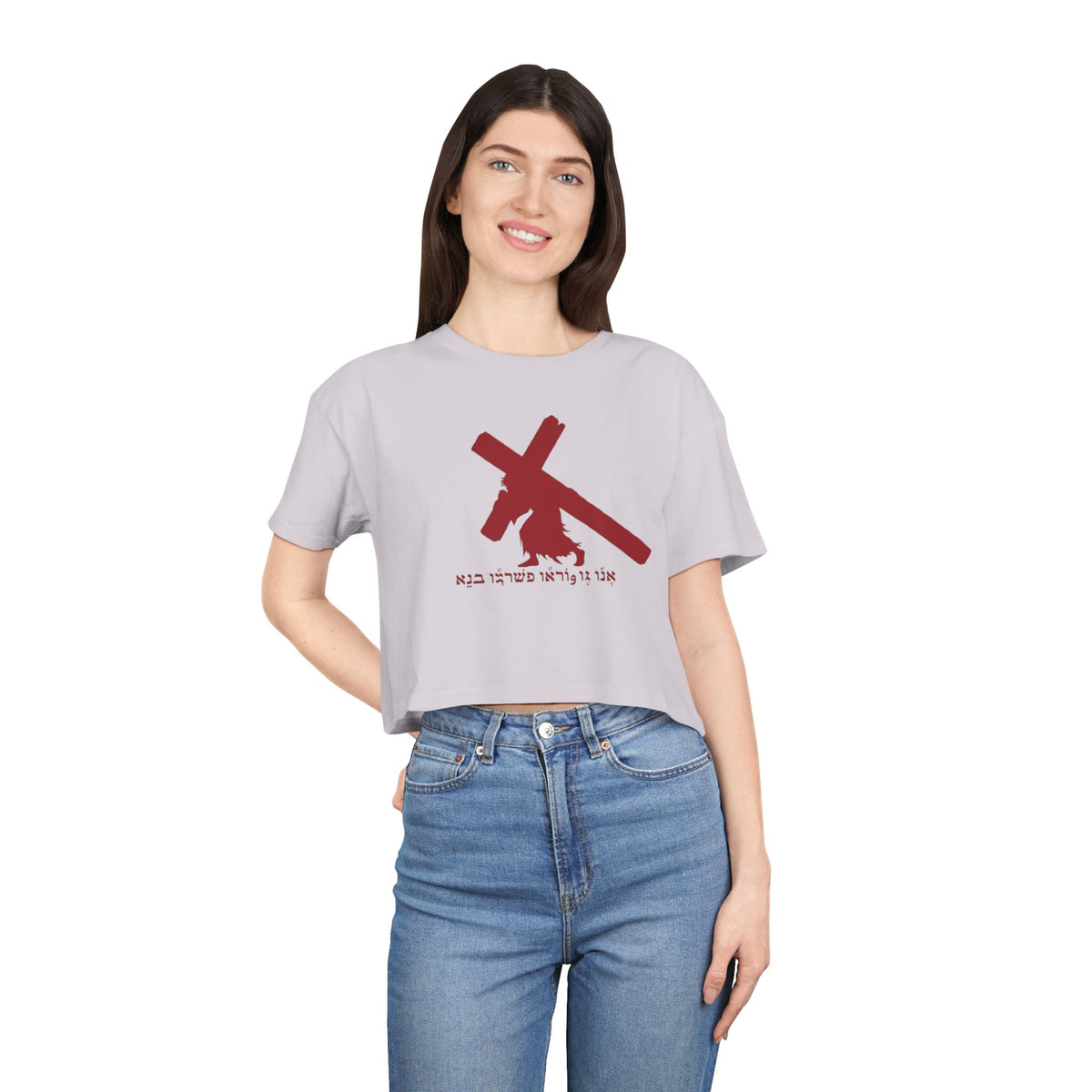 WOMENS KB LOGO CROP TOP TEE