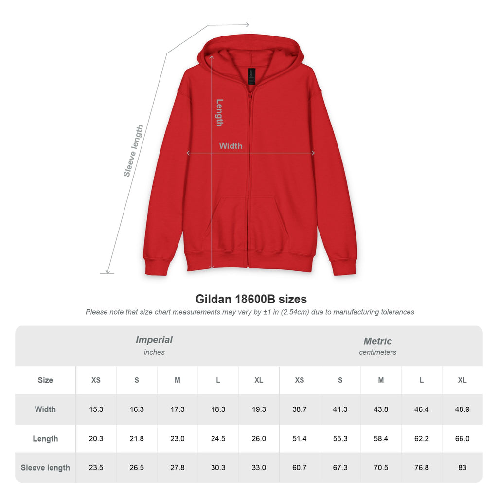 KINGDOM BUILT YOUTH ZIP HOODIE